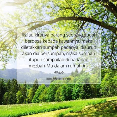 2 Tawarikh 6:22 IDN Gambar Ayat Alkitab