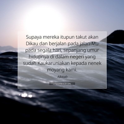 2 Tawarikh 6:31 IDN Gambar Ayat Alkitab