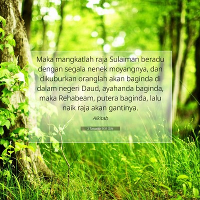 2 Tawarikh 9:31 IDN Gambar Ayat Alkitab