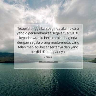 2 Tawarikh 10:8 Ayat Alkitab Dijelaskan