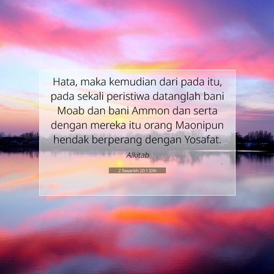 2 Tawarikh 20:1 IDN Gambar Ayat Alkitab