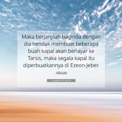 2 Tawarikh 20:36 Ayat Alkitab Dijelaskan