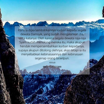 2 Tawarikh 28:23 IDN Gambar Ayat Alkitab
