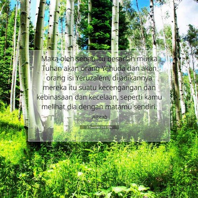 2 Tawarikh 29:8 IDN Gambar Ayat Alkitab