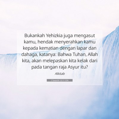 2 Tawarikh 32:11 Ayat Alkitab Dijelaskan