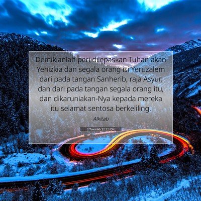 2 Tawarikh 32:22 IDN Gambar Ayat Alkitab
