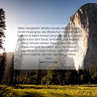 2 Tawarikh 32:33 IDN Gambar Ayat Alkitab