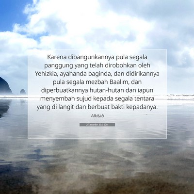 2 Tawarikh 33:3 Ayat Alkitab Dijelaskan