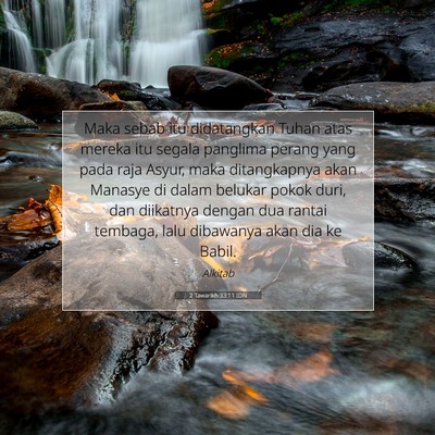 2 Tawarikh 33:11 IDN Gambar Ayat Alkitab