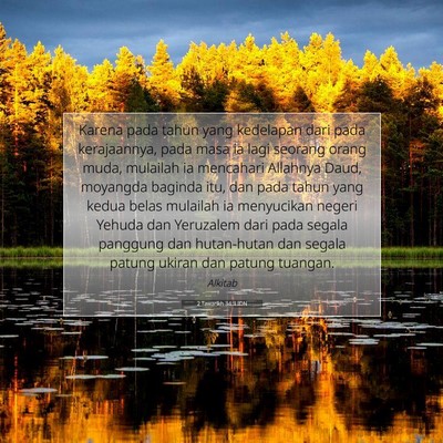 2 Tawarikh 34:3 Ayat Alkitab Dijelaskan