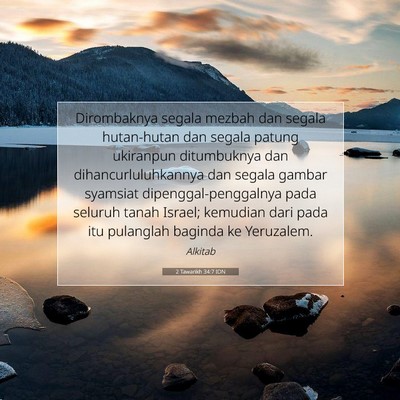 2 Tawarikh 34:7 Ayat Alkitab Dijelaskan