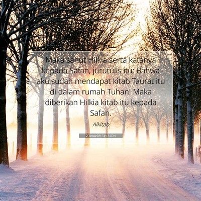 2 Tawarikh 34:15 IDN Gambar Ayat Alkitab