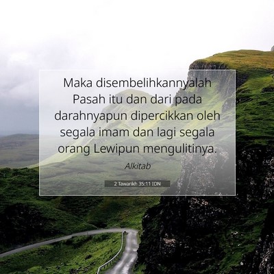 2 Tawarikh 35:11 IDN Gambar Ayat Alkitab