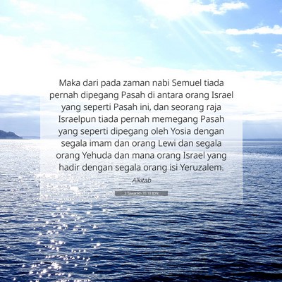 2 Tawarikh 35:18 Ayat Alkitab Dijelaskan