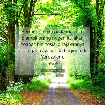 2 Tawarikh 36:1 IDN Gambar Ayat Alkitab
