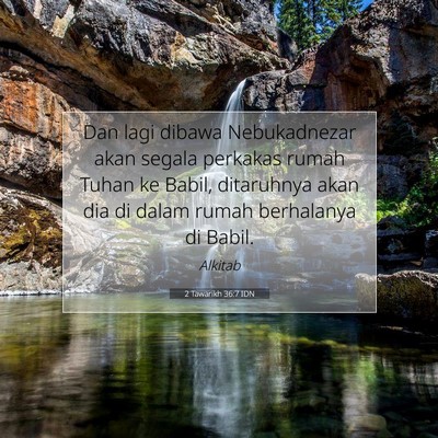 2 Tawarikh 36:7 IDN Gambar Ayat Alkitab