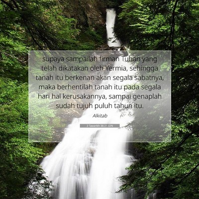 2 Tawarikh 36:21 IDN Gambar Ayat Alkitab