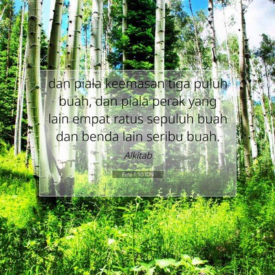 Ezra 1:10 Ayat Alkitab Dijelaskan