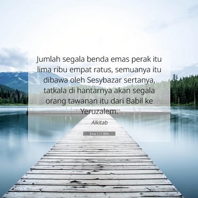 Ezra 1:11 Ayat Alkitab Dijelaskan