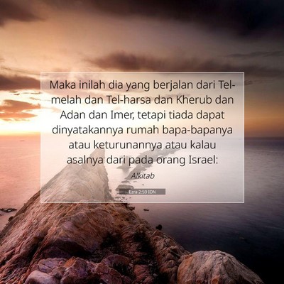 Ezra 2:59 IDN Gambar Ayat Alkitab