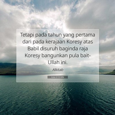 Ezra 5:13 IDN Gambar Ayat Alkitab