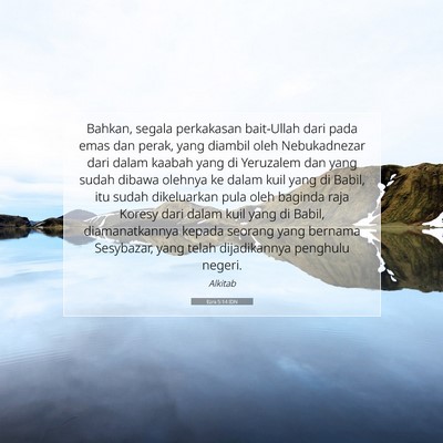 Ezra 5:14 IDN Gambar Ayat Alkitab