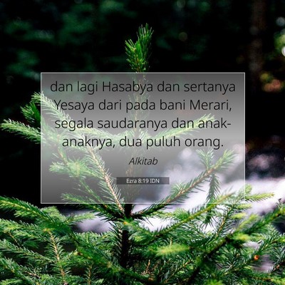 Ezra 8:19 Ayat Alkitab Dijelaskan