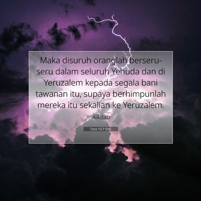 Ezra 10:7 IDN Gambar Ayat Alkitab