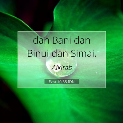 Ezra 10:38 Ayat Alkitab Dijelaskan
