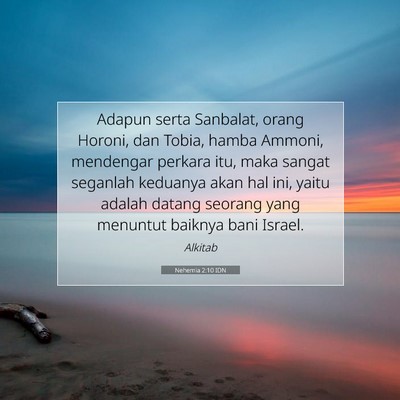 Nehemia 2:10 IDN Gambar Ayat Alkitab