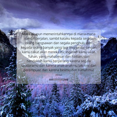 Nehemia 4:14 IDN Gambar Ayat Alkitab