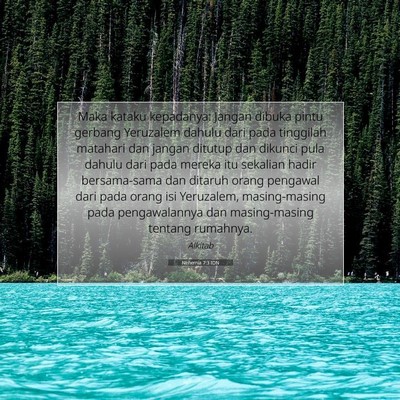 Nehemia 7:3 Ayat Alkitab Dijelaskan