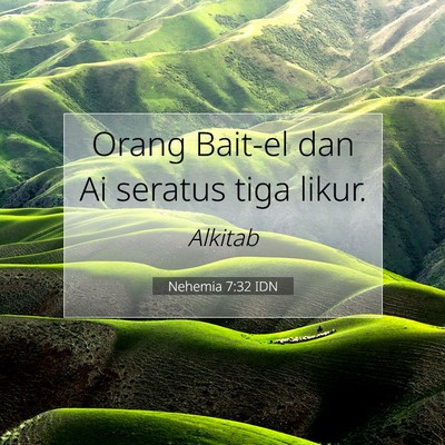 Nehemia 7:32 Ayat Alkitab Dijelaskan
