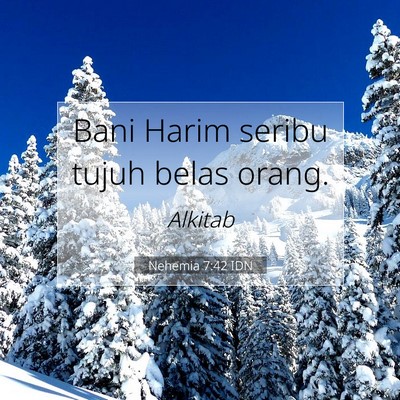 Nehemia 7:42 Ayat Alkitab Dijelaskan