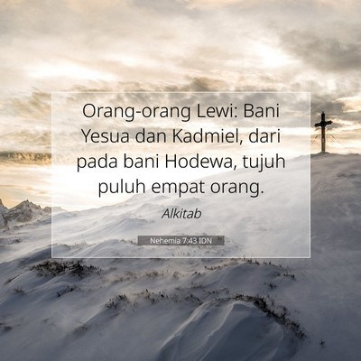 Nehemia 7:43 Ayat Alkitab Dijelaskan