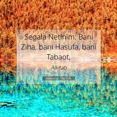 Nehemia 7:46 Ayat Alkitab Dijelaskan