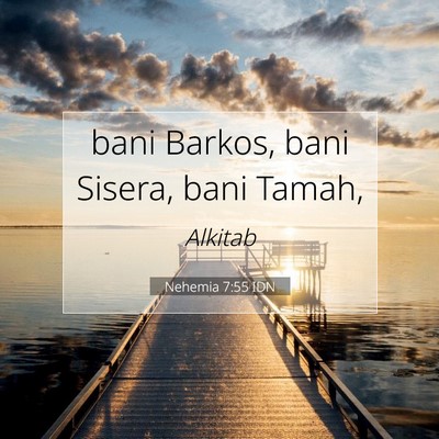 Nehemia 7:55 Ayat Alkitab Dijelaskan