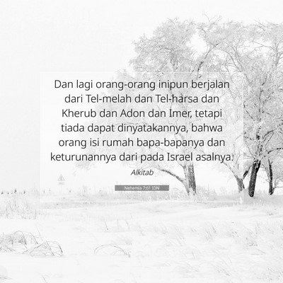 Nehemia 7:61 IDN Gambar Ayat Alkitab