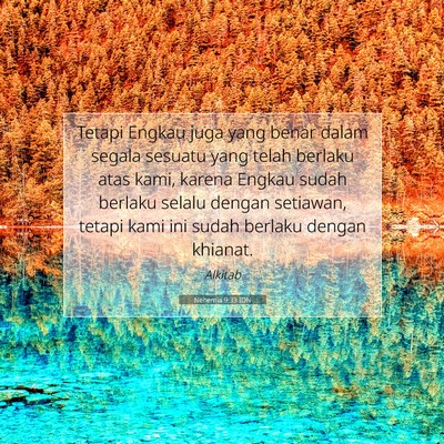 Nehemia 9:33 IDN Gambar Ayat Alkitab