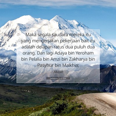 Nehemia 11:12 IDN Gambar Ayat Alkitab