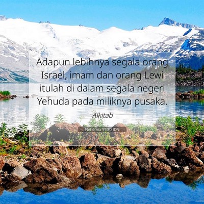 Nehemia 11:20 IDN Gambar Ayat Alkitab