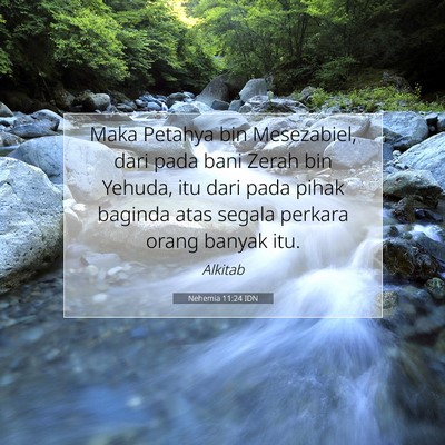 Nehemia 11:24 Ayat Alkitab Dijelaskan