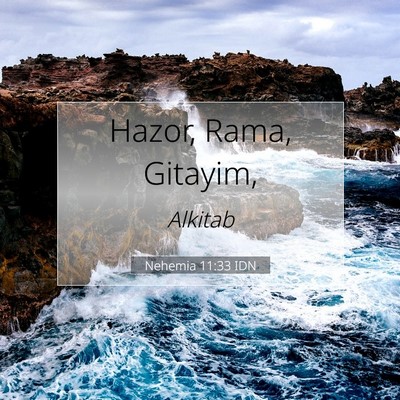 Nehemia 11:33 Ayat Alkitab Dijelaskan