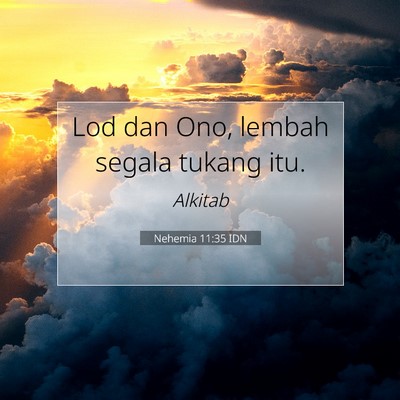 Nehemia 11:35 Ayat Alkitab Dijelaskan