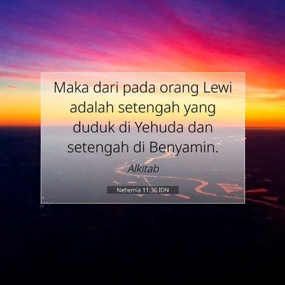 Nehemia 11:36 Ayat Alkitab Dijelaskan