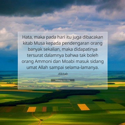 Nehemia 13:1 IDN Gambar Ayat Alkitab