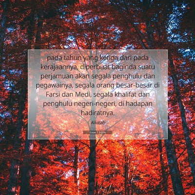 Ester 1:3 Ayat Alkitab Dijelaskan