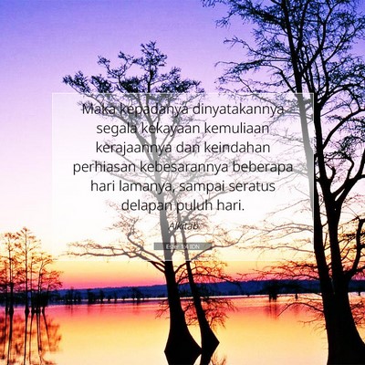 Ester 1:4 Ayat Alkitab Dijelaskan