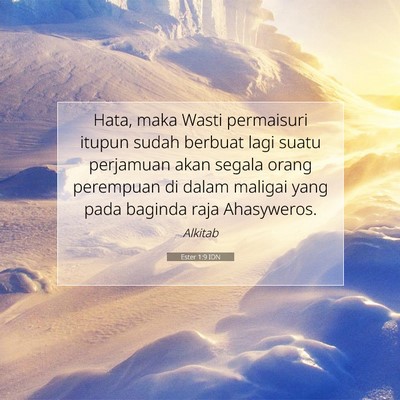 Ester 1:9 Ayat Alkitab Dijelaskan