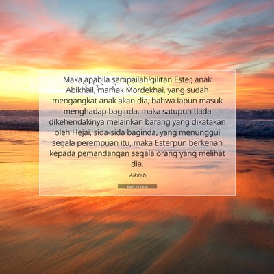 Ester 2:15 IDN Gambar Ayat Alkitab